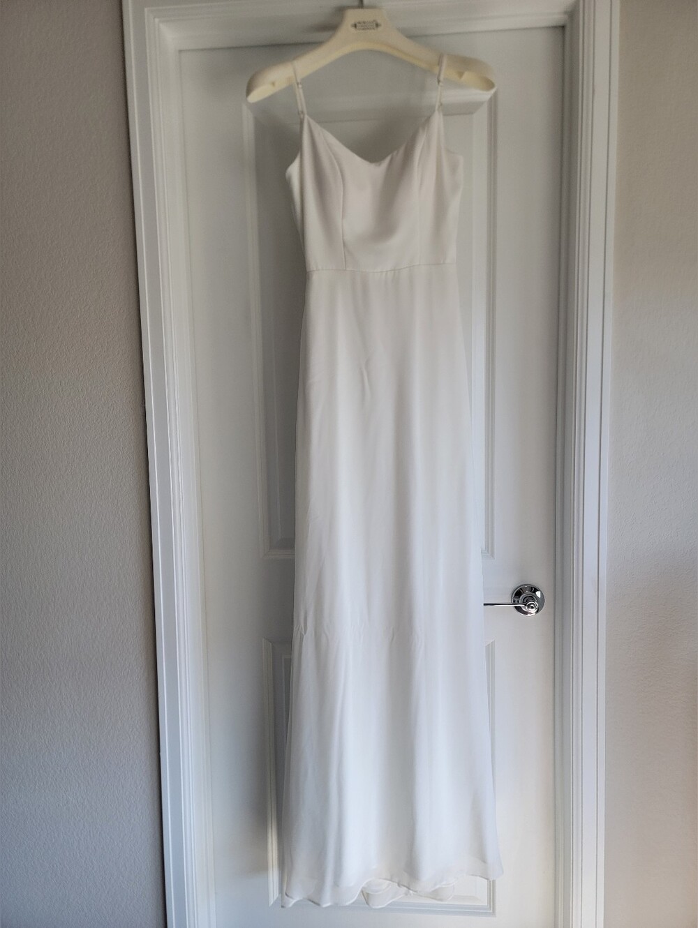 Mori Lee by Madeline Gardner Luxe Satin Gown – Size 4 – Unaltered